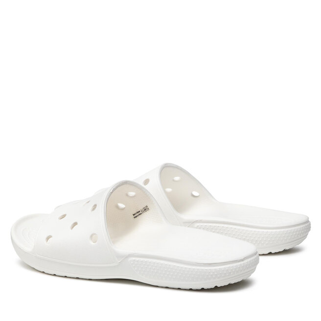 Crocs deals slides white