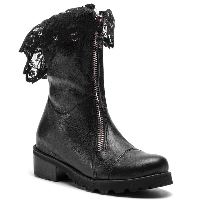 Botine R.Polański 0887 Czarny Lico