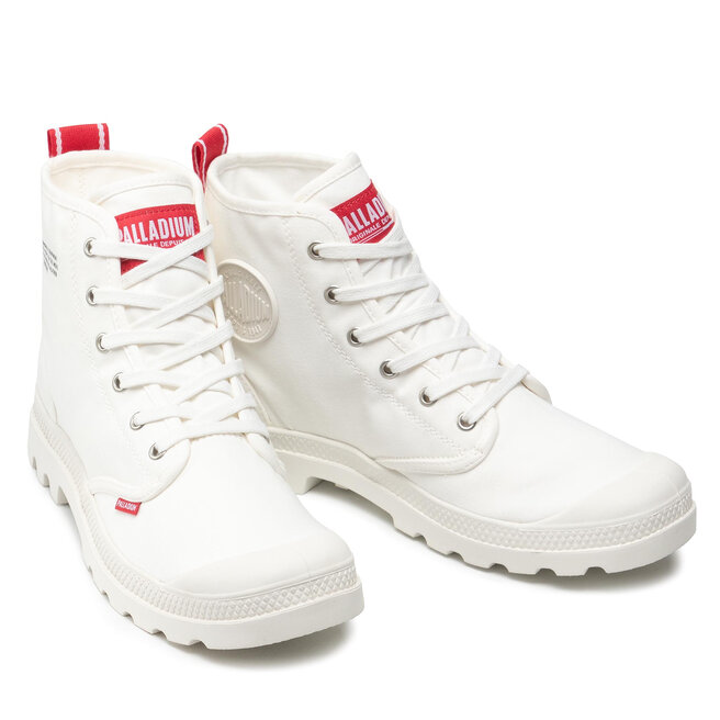 Palladium Schnürstiefeletten Palladium Pampa Hi Dare 76258-116-M Star White1