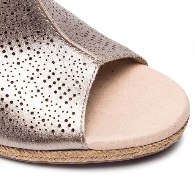 Espadrilles Clarks Lafley Rosen 261337724 Pewter Metallic