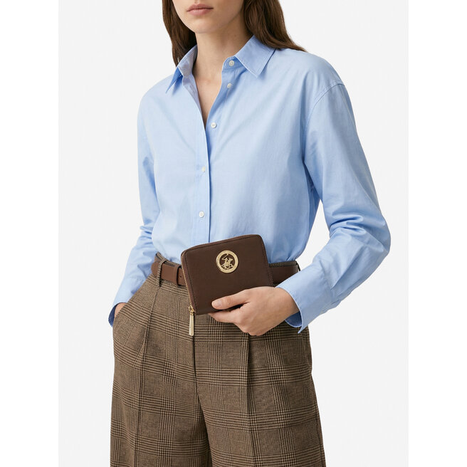 Portfel Beverly Hills Polo Club CEO-BHPC-W1-005-SS26 Brązowy -