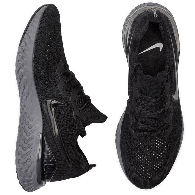 Epic react flyknit 2 store - laufschuhe herren - black-black-white-gunsmoke