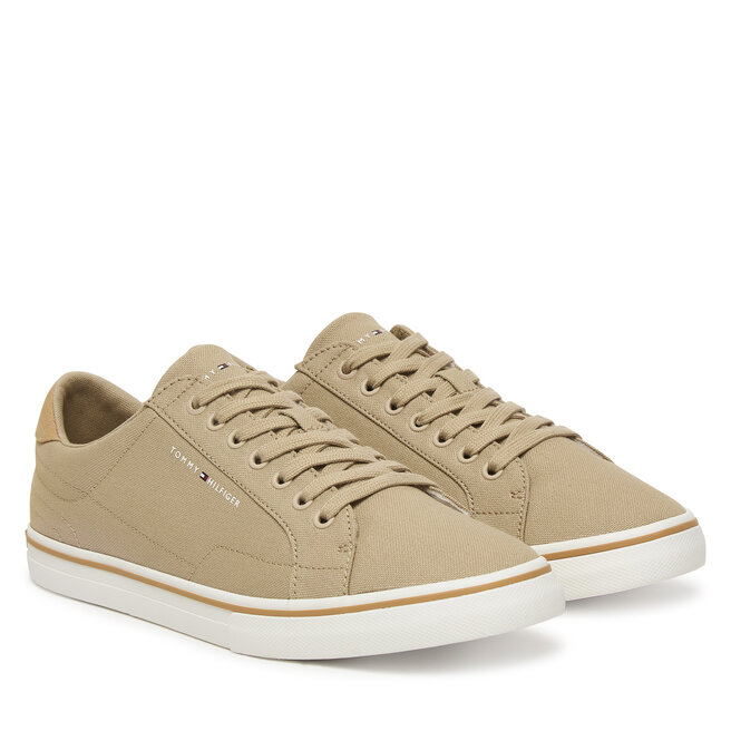 Tenisówki Tommy Hilfiger Vulc Core Long Lace FM0FM05688 Beżowy - męskie