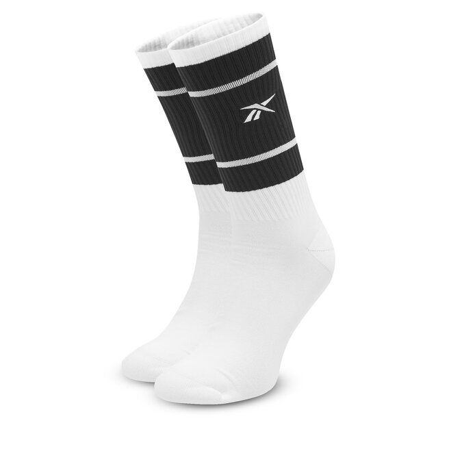 Skarpety wysokie unisex Reebok CL Basketball Sock - Biały