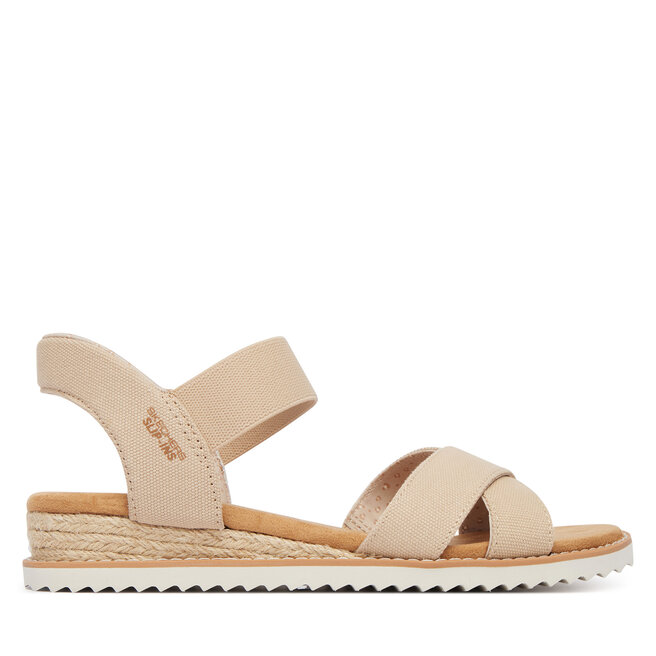 Sandały Skechers BOBS Desert Kiss - Golden Lily 114418/NAT Beżowy - kobiece
