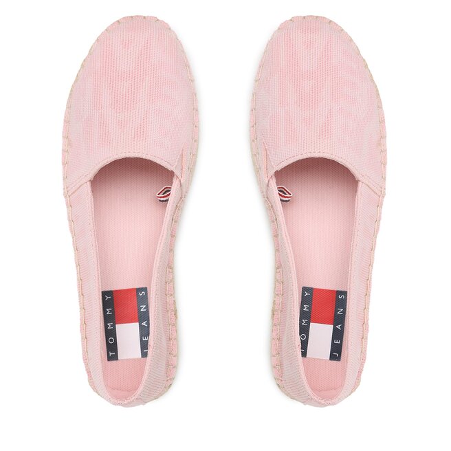Tommy Jeans Espadrilky Tommy Jeans Logomania Espadrille EN0EN02079 Misty Pink TH2