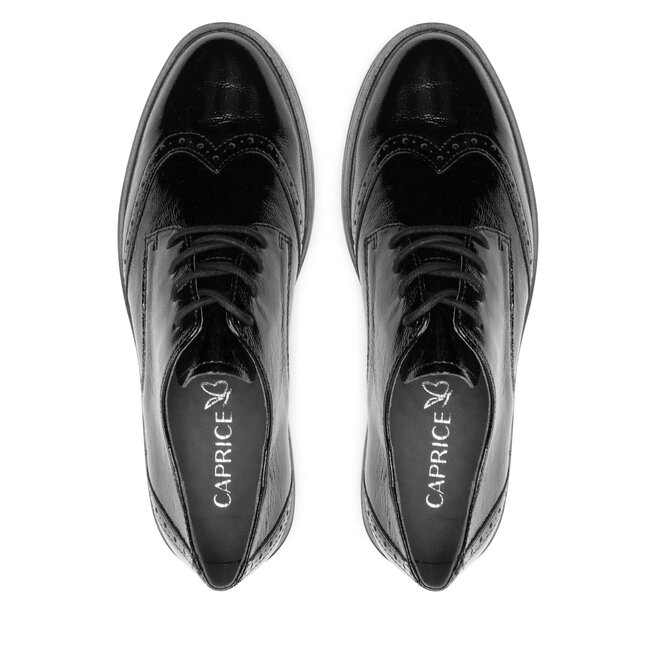 Derbies Caprice En Cuir - Largeur G - Talon Carré 3cm - Style Intemporel - Confort Assuré