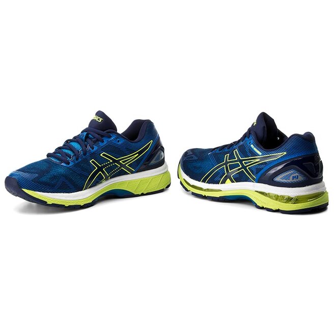 Boty Asics Gel Nimbus 19 T700N Indigo Blue Safety Yellow Electric
