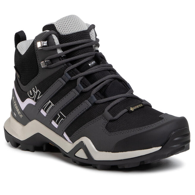 Pantofi adidas Terrex Swift R2 Mid Gtx W GORE-TEX EF3357 Core Black/Dgh Solid Grey/Purple Tint