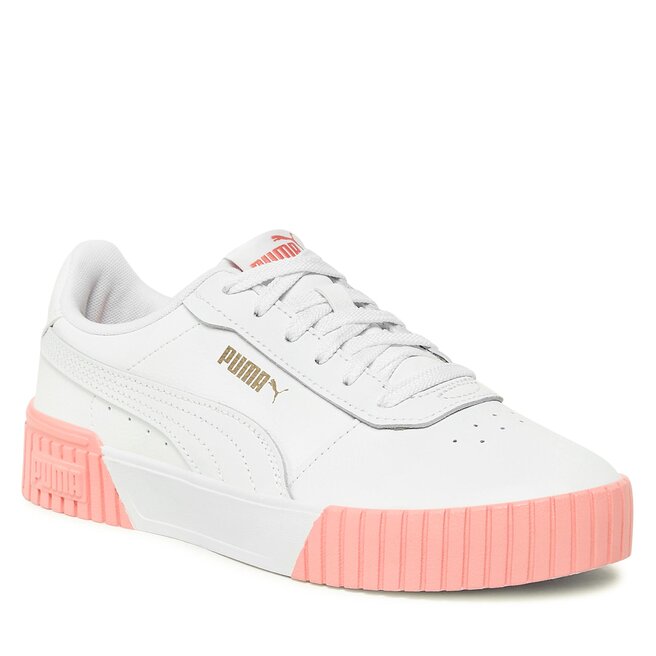 Puma blanche on sale et rose