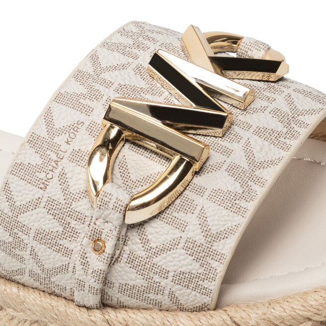 MICHAEL Michael Kors Alpargatas MICHAEL Michael Kors Izzy Slide 40S2IZFP1B Vanilla Mlti