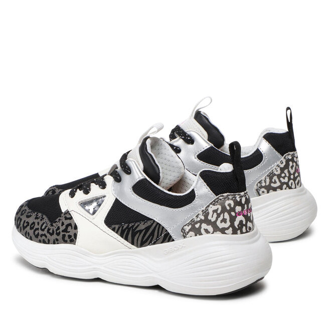Geox Сникърси Geox J Bubblex G. B J04CNB 014BS C0504 S Black/White