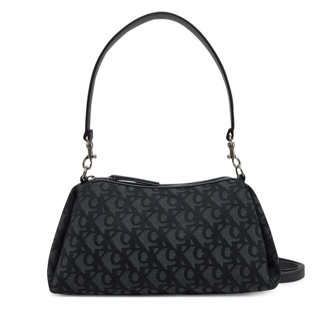Torebka Calvin Klein Jeans Lyl Lg Jqd Smll Shld - Czarny