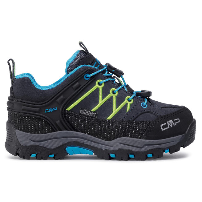 CMP Botas de montaña CMP Kids Rigel Low Trekking Shoes Wp 3Q13244 Antracite/Yellow Fluo 34UF