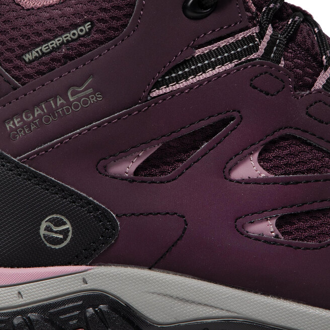 Regatta Trekingová obuv Regatta Lady Holcombe Iep Mid RWF573 Dark Burgundy/Black QFE