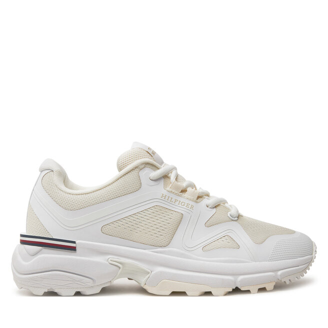 Sneakersy Tommy Hilfiger Womens Trail Runner - Écru