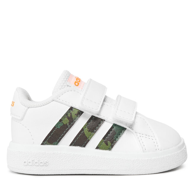 adidas Pantofi adidas Grand Court Lifestyle Hook and Loop Shoes IF2886 Alb