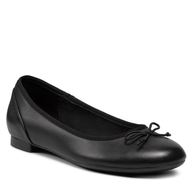 Rebobinar alcanzar lluvia Bailarinas Clarks Couture Bloom 261154854 Black Leather | zapatos.es