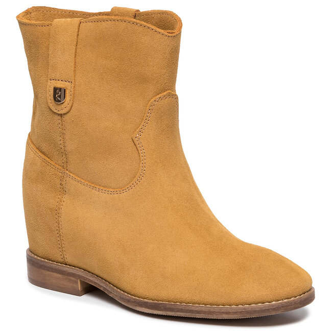Botine R.Polański 0880 Camel Zamsz