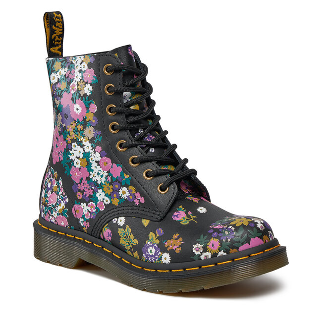 Anfibi Dr. Martens 1460 Pascal Floral 31186038 Black Multi 038