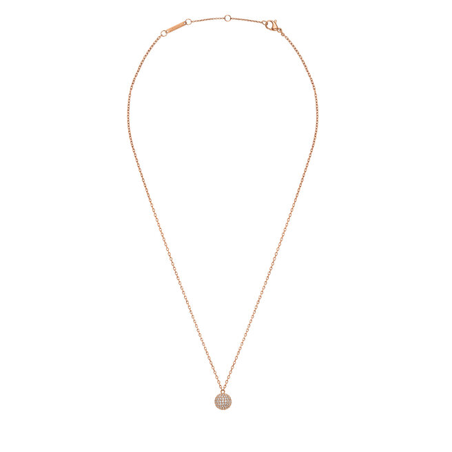 Naszyjnik Daniel Wellington Pavé DW00400625 Różowe złoto -