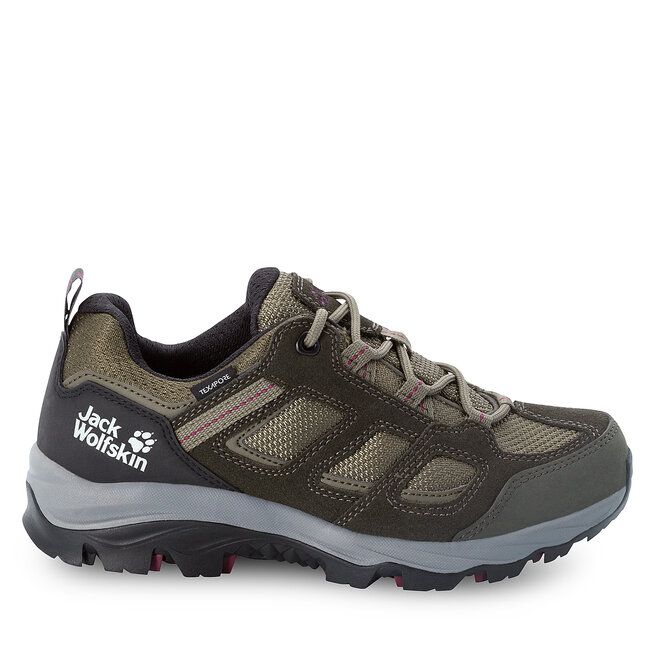 Jack Wolfskin Trekkings Jack Wolfskin Vojo 3 Texapore Low W 4042451 Khaki / Burgundy