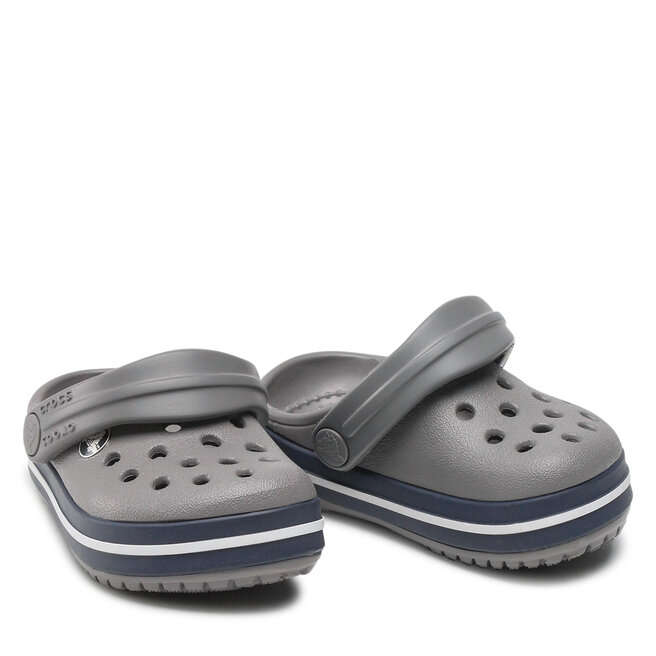 Crocs Șlapi Crocs Crocband Clog T 207005 Fumee/Blue Marine