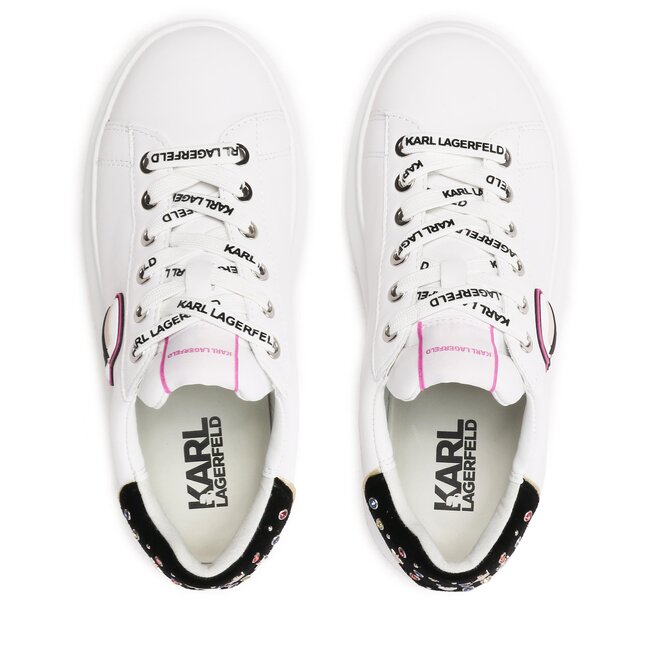 KARL LAGERFELD Сникърси KARL LAGERFELD KL62547 White Lthr