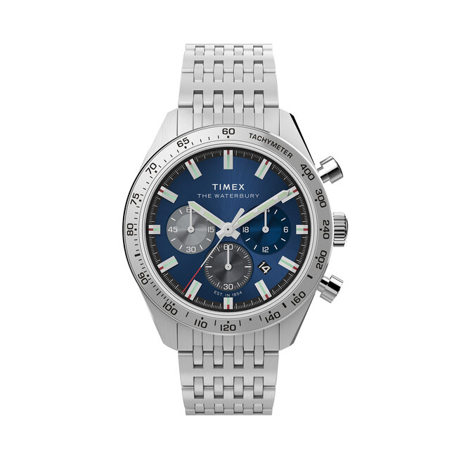Zegarek Timex Waterbury - Srebrny