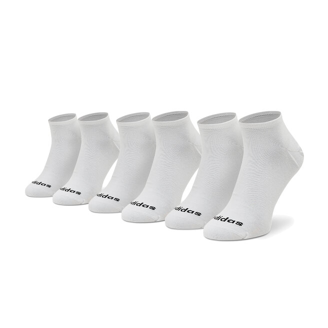 Σετ 3 ζευγάρια κοντές κάλτσες unisex adidas Low Cut 3 Pp GE1382 White/Black