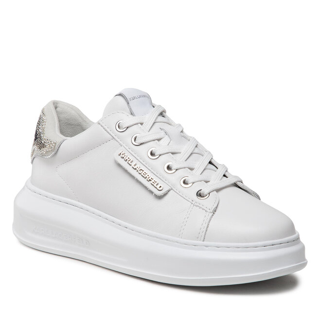 KARL LAGERFELD Sneakers KARL LAGERFELD KL62576A White Lthr W/Silver