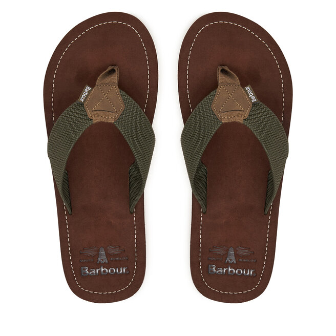 Japonki Barbour MBS0007OL52 Zielony ciemny -