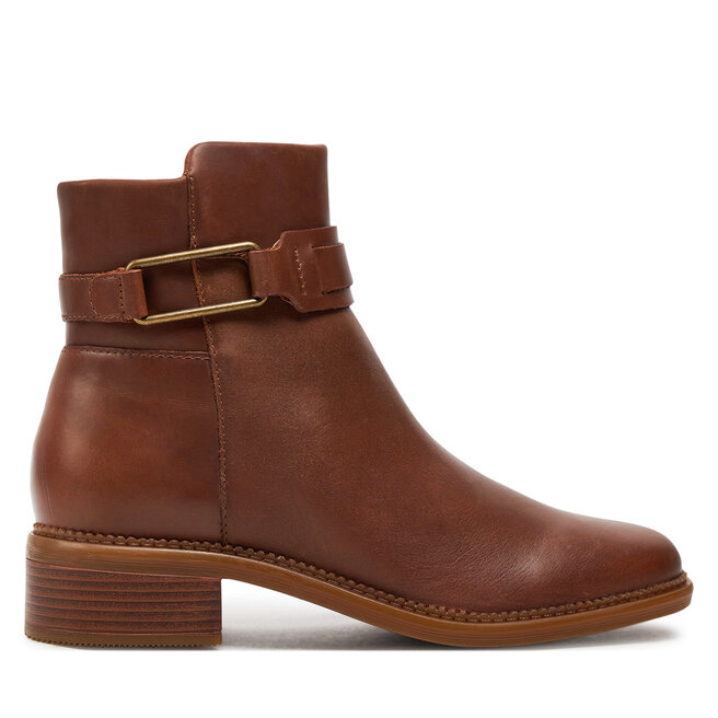 Botki Clarks Maye Bella - Brązowy
