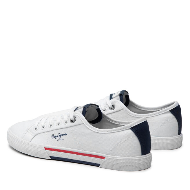 Pepe Jeans Teniszcipő Pepe Jeans Brady Men Basic PMS30816 White 800