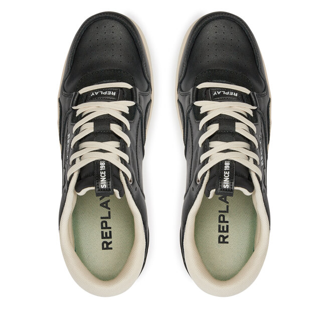 Sneakersy Replay GMZ3G.000.C0036L Black/Off Wht 600 | eobuwie.com.pl