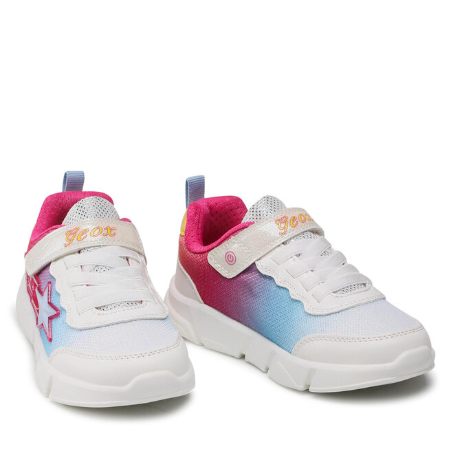 Geox Sneakers Geox J Aril G. B J15DLB 0AS54 C0653 S White/Multicolor