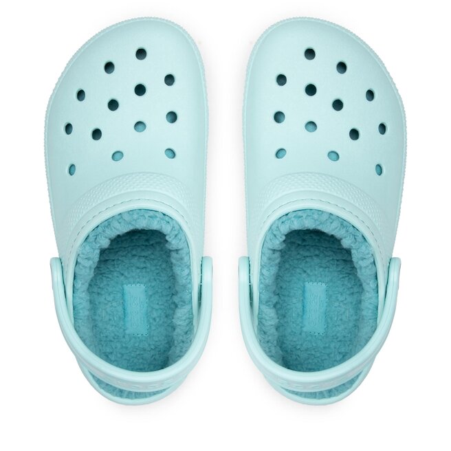Παντόφλες Crocs Classic Lined Clog 203591 Pure Water | epapoutsia.gr
