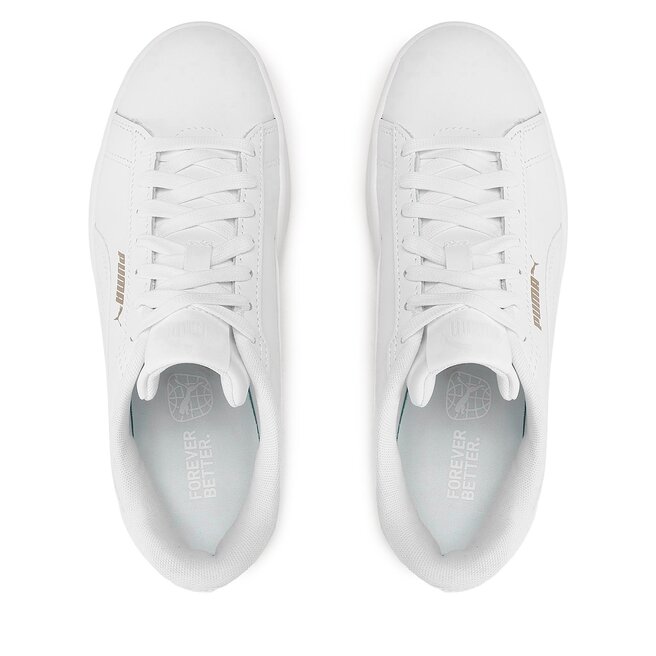 Puma Sneakersy Puma Smash 3.0 L 390987 01 Puma White/Puma White/Gold