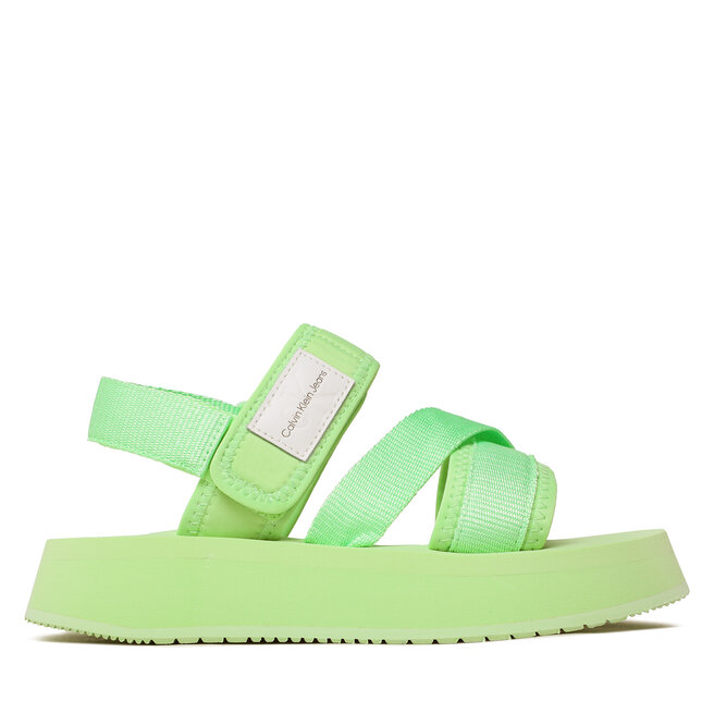 Calvin Klein Jeans Сандали Calvin Klein Jeans Prefresato Sandal Badge YW0YW00967 Live Mist 0H9