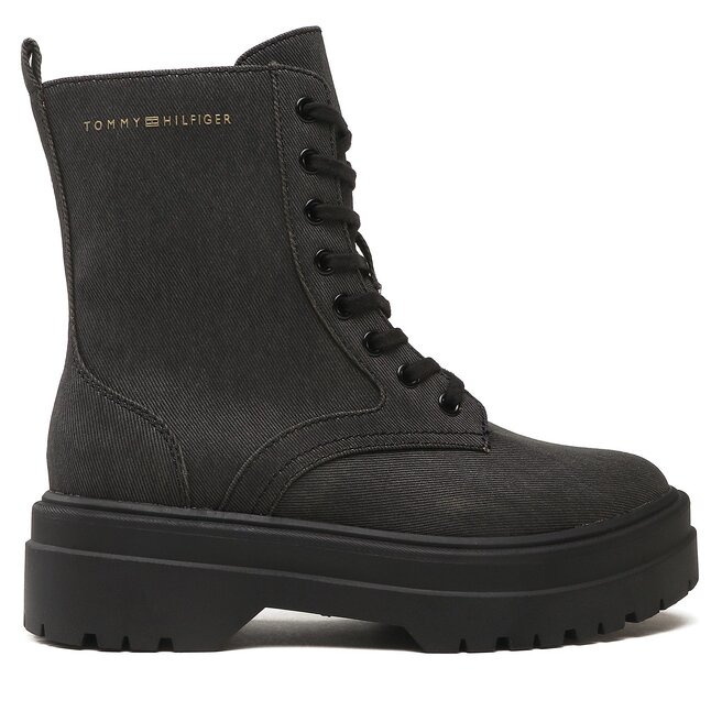 Trapery Tommy Hilfiger Feminine Essential Canvas - Czarny