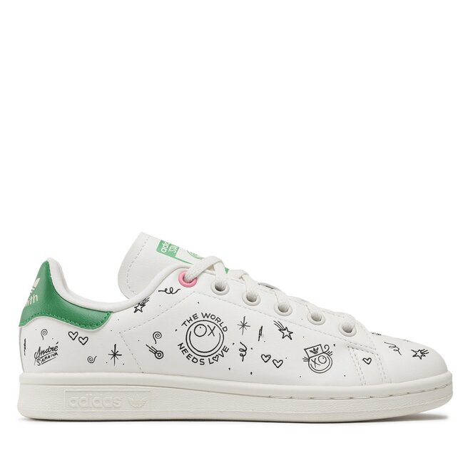 Sneakersy adidas Stan Smith J - Biały