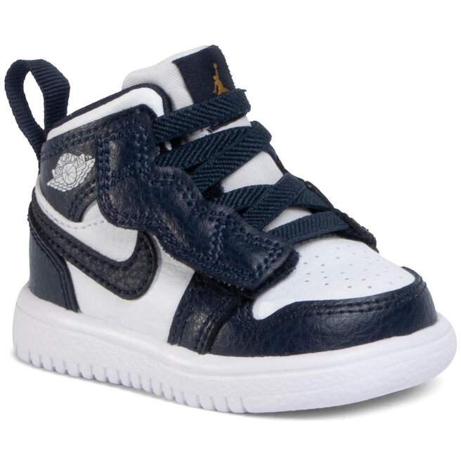 Batai Nike Jordan 1 Mid Alt (TD) AR6352 174 White/Metallic Gold/Obsidian •  Www.eavalyne.lt