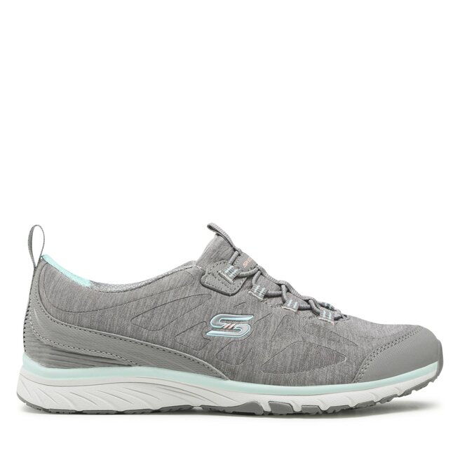 Skechers Boty Skechers Fascinating 104286/GYLB Gray/Light Blue