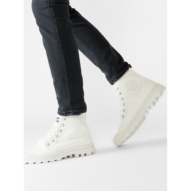 Palladium Schnürstiefeletten Palladium Pampa Hi Originale 75349-116-M Star White