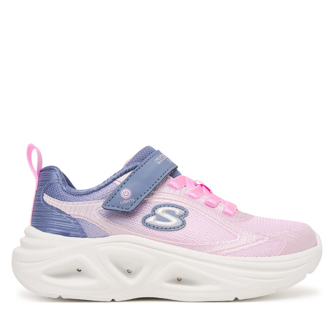 Sneakersy Skechers Sola Glow 2.0 303729L/GYPK Różowy - dziewczęce