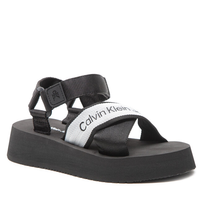 Sandale Calvin Klein Jeans Prefresato Sandal YW0YW00671 Black BDS