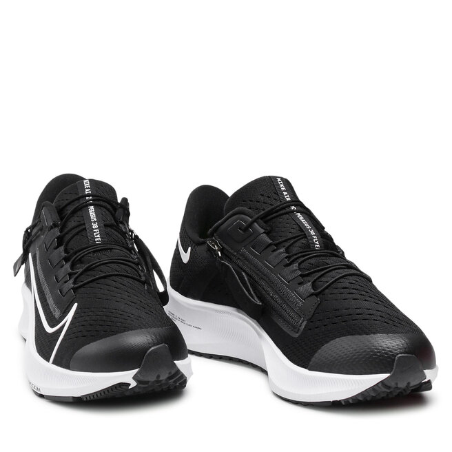 Nike Pantofi Nike Air Zoom Pegasus 38 Flyease DA6674 001 Black/White/Anthracite/Volt
