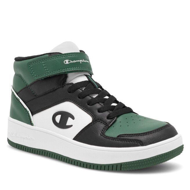 Champion S32413-WW015 Black/Green REBOUND B Sneakers MID 2.0 GS
