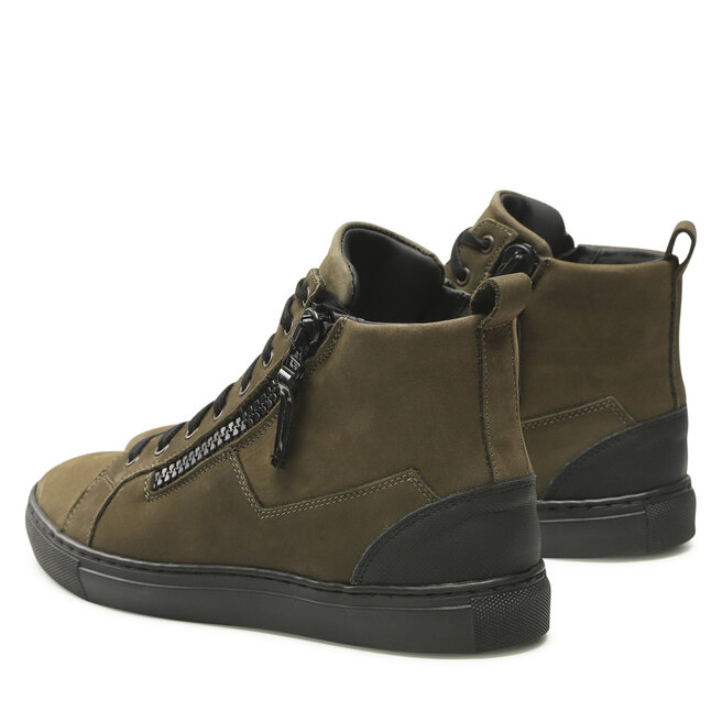 Nik Sneakersy Nik 02-0629-02-4-16-03 Zielony Ciemny