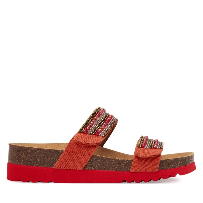 Klapki Scholl Zafirah MF26991 - Koralowy